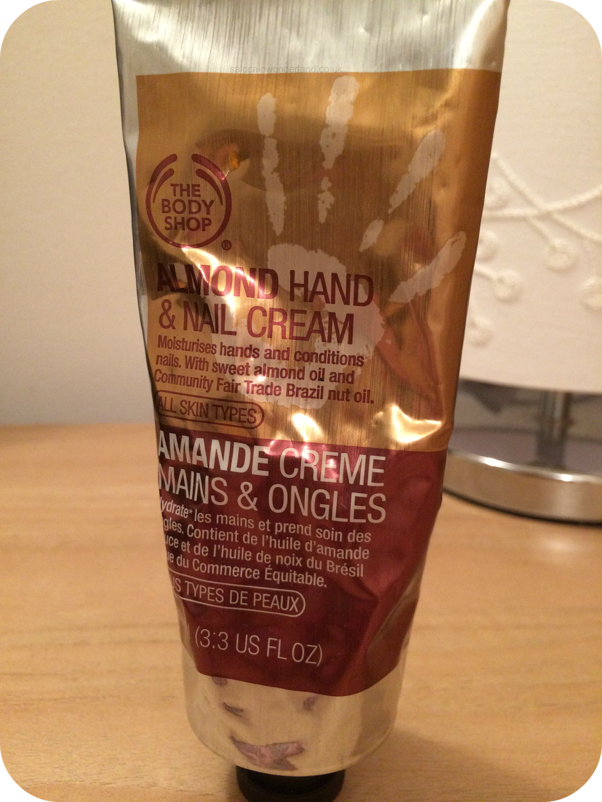 the body shop almond hand and nail cream