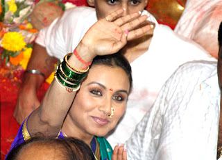 Rani visit Lalbaug Cha Raja