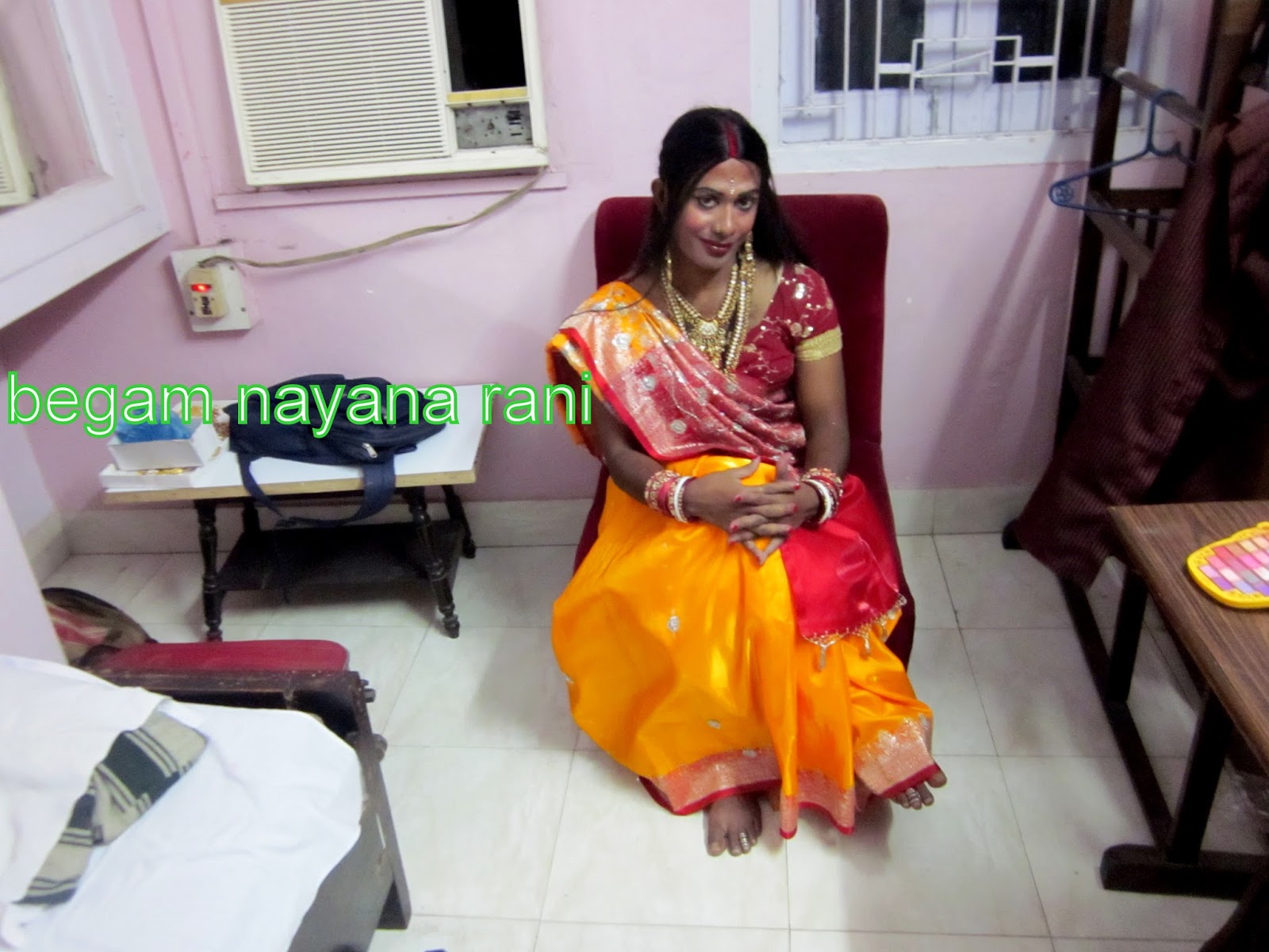 Indian Cross Dressers Rani Begam Beautiful Cross Dresser Became