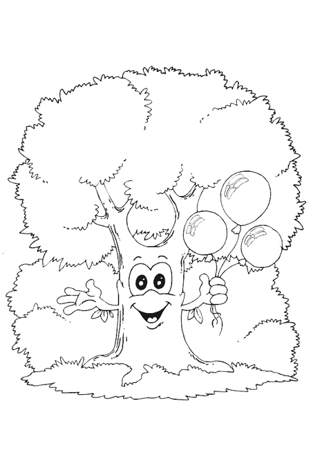 ألبومات صور منوعة ألبوم صور أشجار ونباتات مفرغة للتلوين