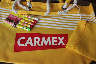 try the new carmex sticks-pomegranate flavor...it's a giveaway!!