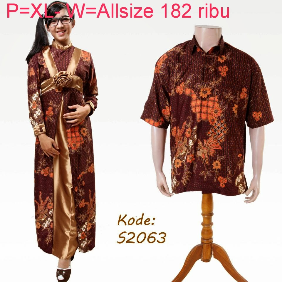 Baju Batik Pasangan Trendy Model Baju Batik baju batik pasangan trendy model baju batik