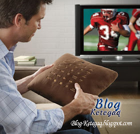 Kawal televisyen menggunakan bantal