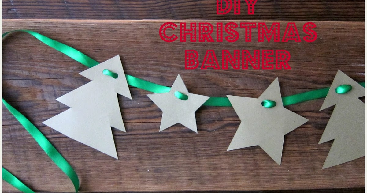 this is happiness: diy christmas banner