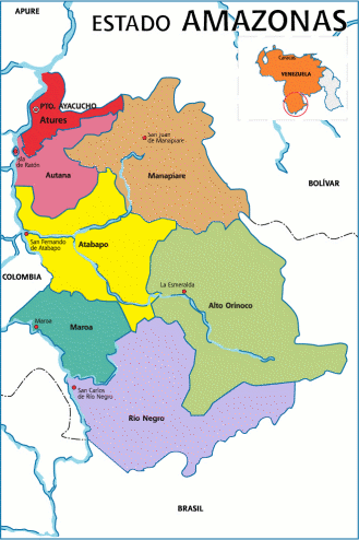 mapa amazonas