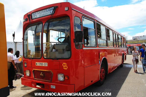 autobús clásico de EMT en Jarama Vintege