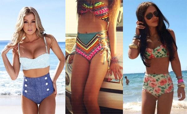looks de biquínis com calcinhas hot pants moda praia verão biquínis com calcinhas hot pants