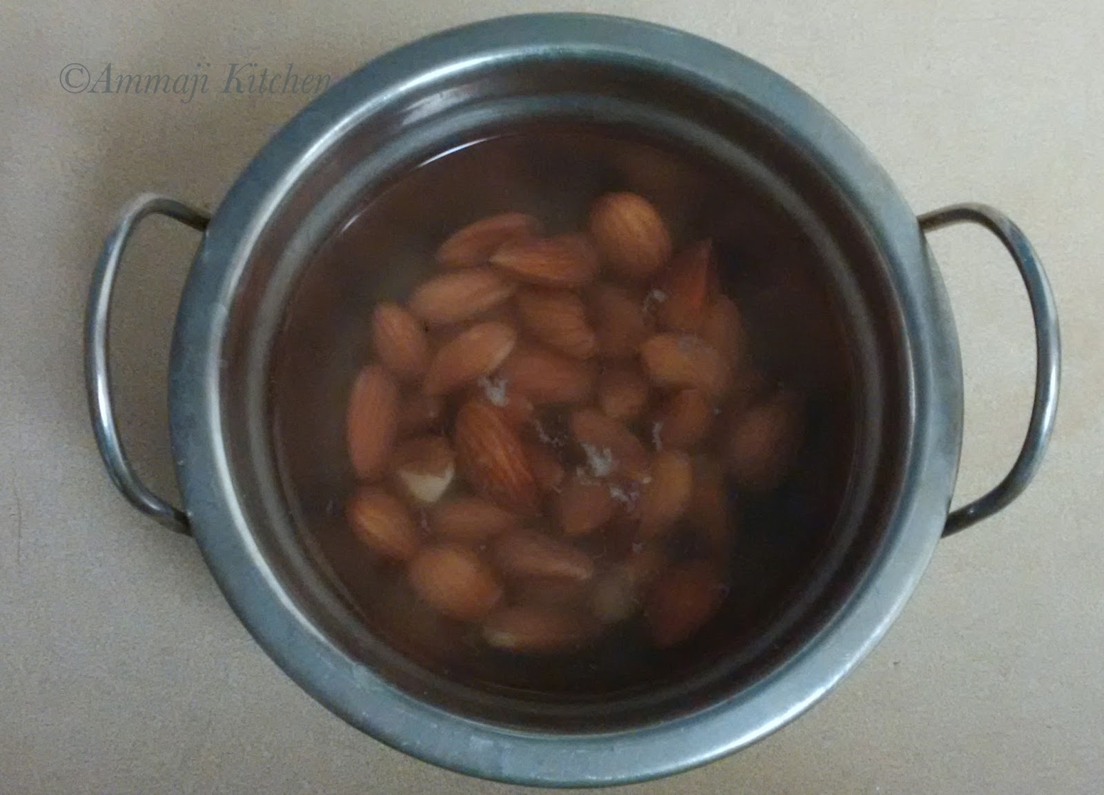 Almond Milk Homemade Indian Food Recipes Ammaji Kitchen