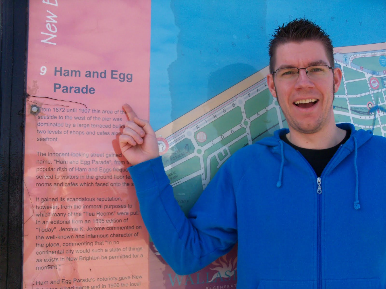 The Ham and Egger Files A postcard from Ham and Egg Parade in New Brighton