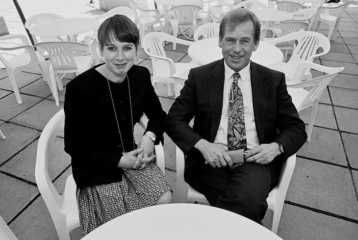 Lucie och Václav Havel, 1992