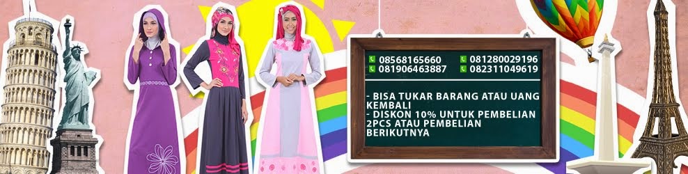 Berbusana dengan gamis cantik