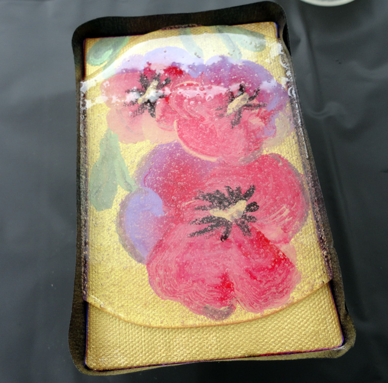 Resin Crafts Resin On Canvas Two Techniques