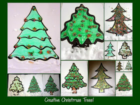 photo of: Creative Christmas Tree Embellishment at PreK+K Sharing