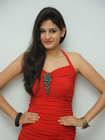 Actress Swetha Jadhav Glam Pics in red at Ee Manase audio-cover-photo