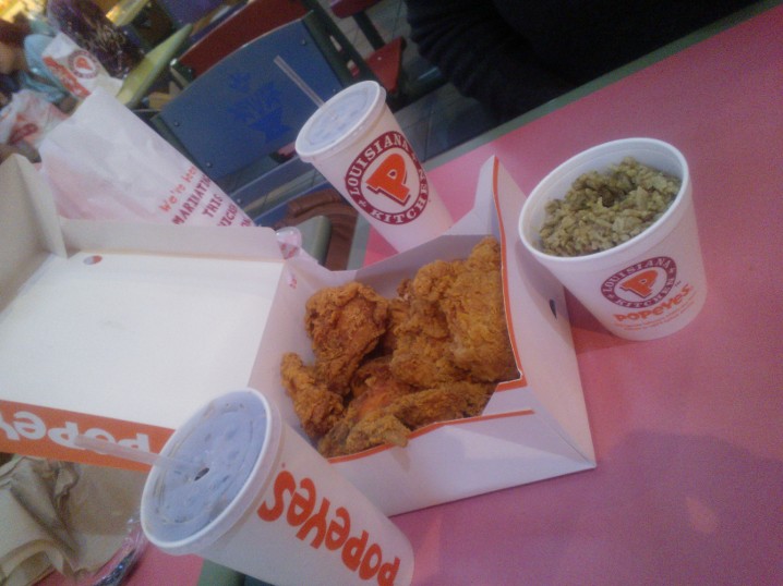 Gilbert Spills It Love, Love, LOVE Dat Chicken from POPEYE'S!