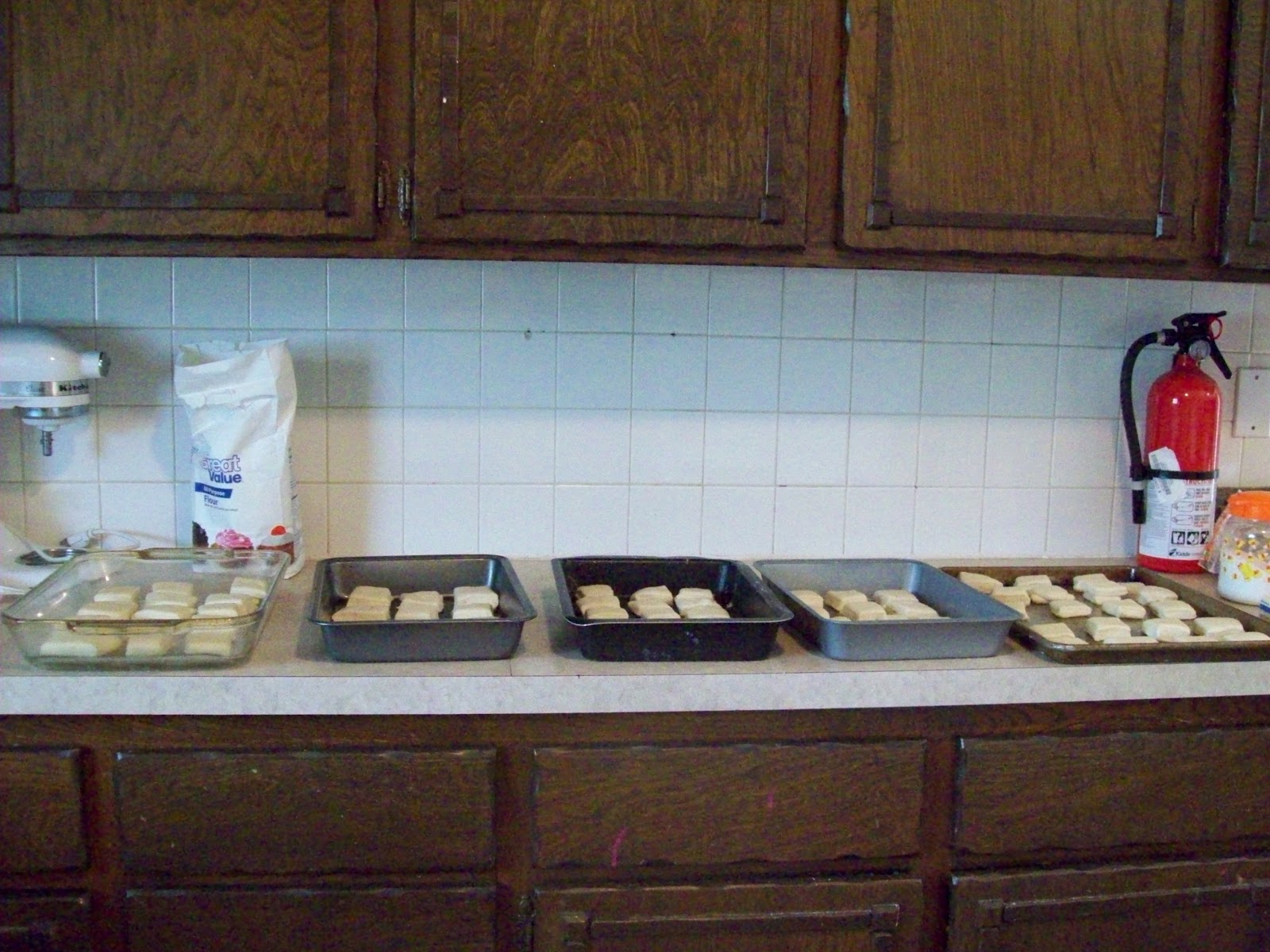 Building Food Storage and Using It Old Fashion School Lunch Rolls