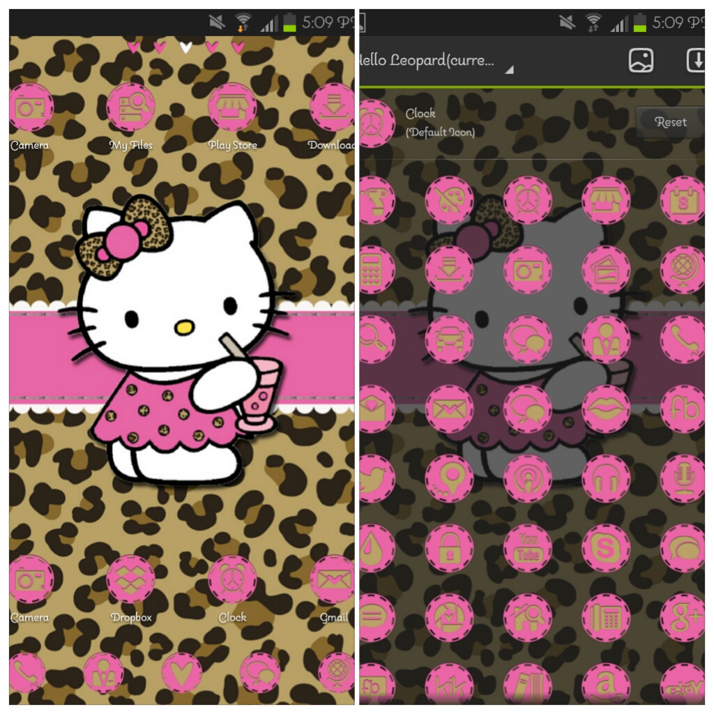 Hello Leopard Kitty Go Launcher Mommy Lhey