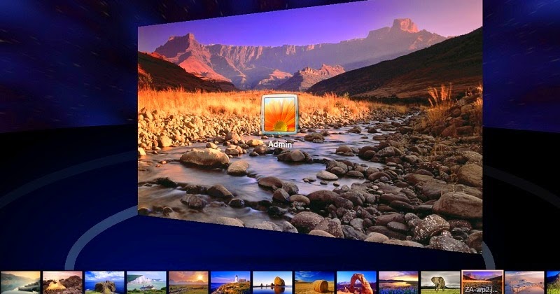 Mengganti Tampilan Wallpaper Logon Screen Dari Windows 7