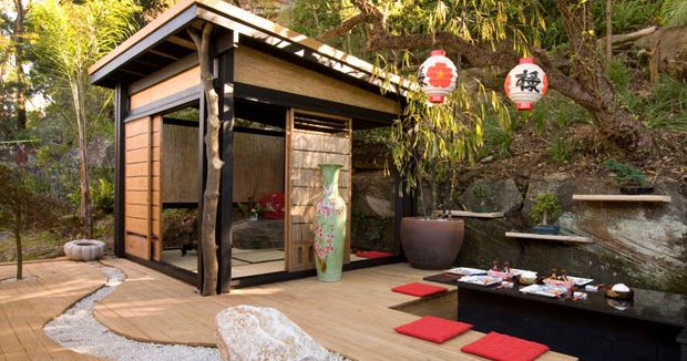 Japanese style backyard landscaping | Backyard Design Ideas