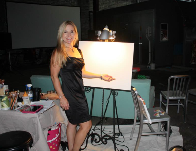 Live Event Painter, Amy Stone