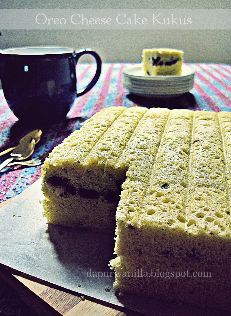 Dapur Vanilla Oreo Cheese Cake Kukus