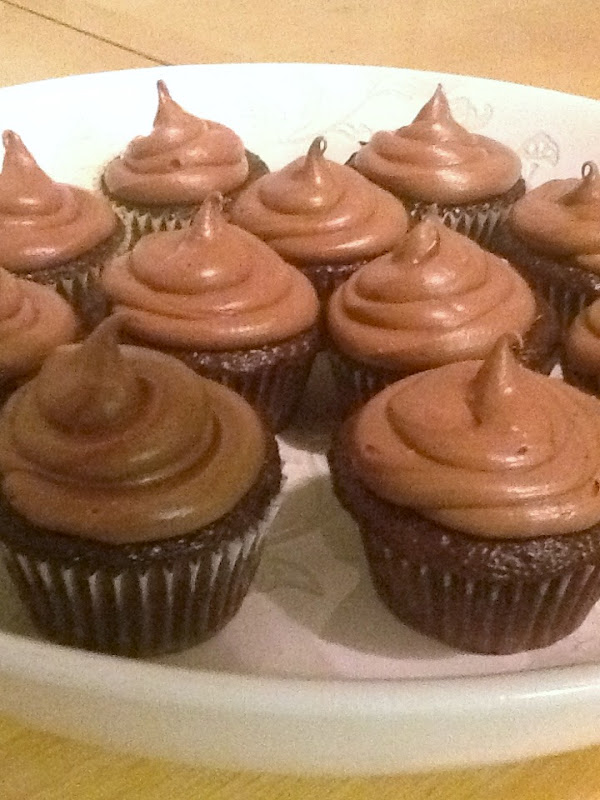 MorningNooNight Lindor Truffle Cupcakes