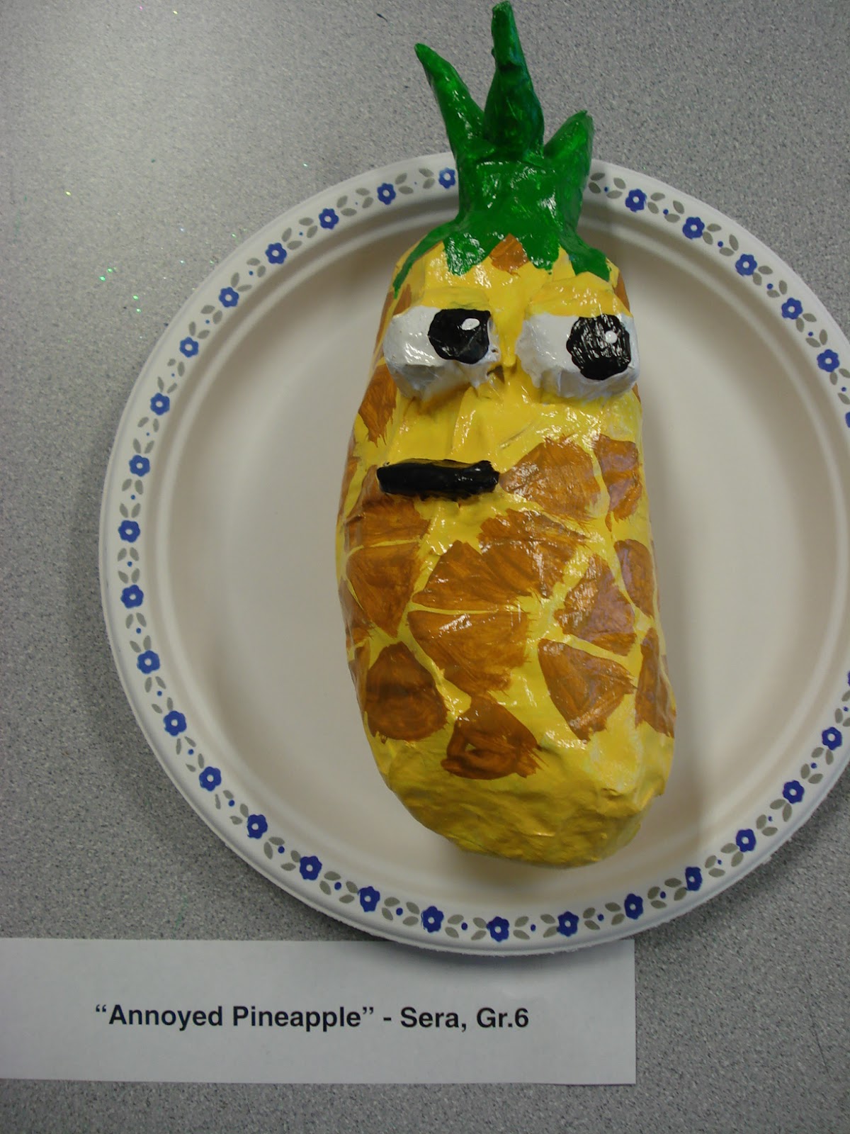 a faithful attempt Papiermâché "Foods with Moods"