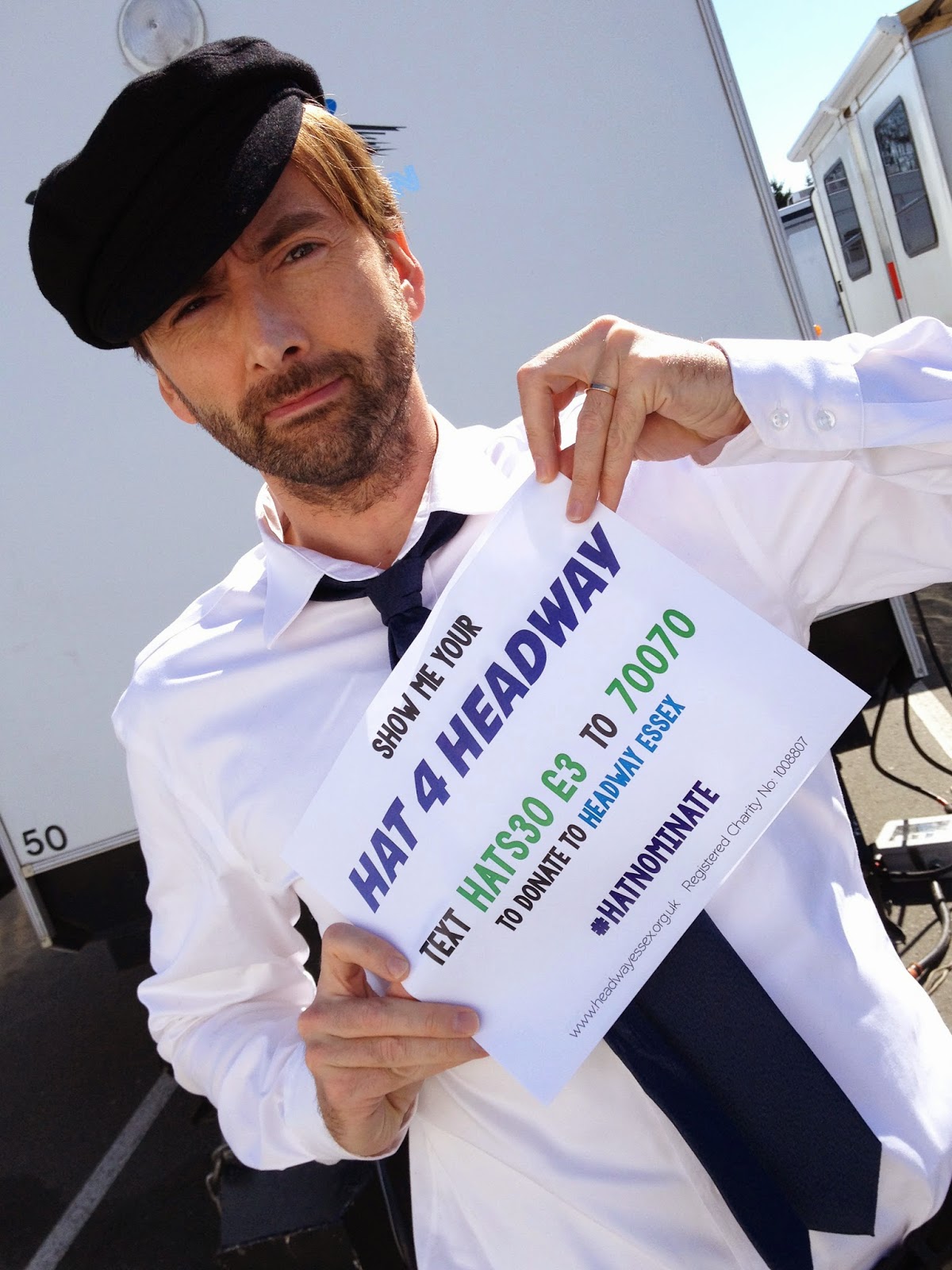 David Tennant is supporting Headway Essex 