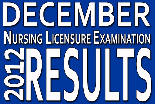 Nursing Licensure Exam December 2011 Passers