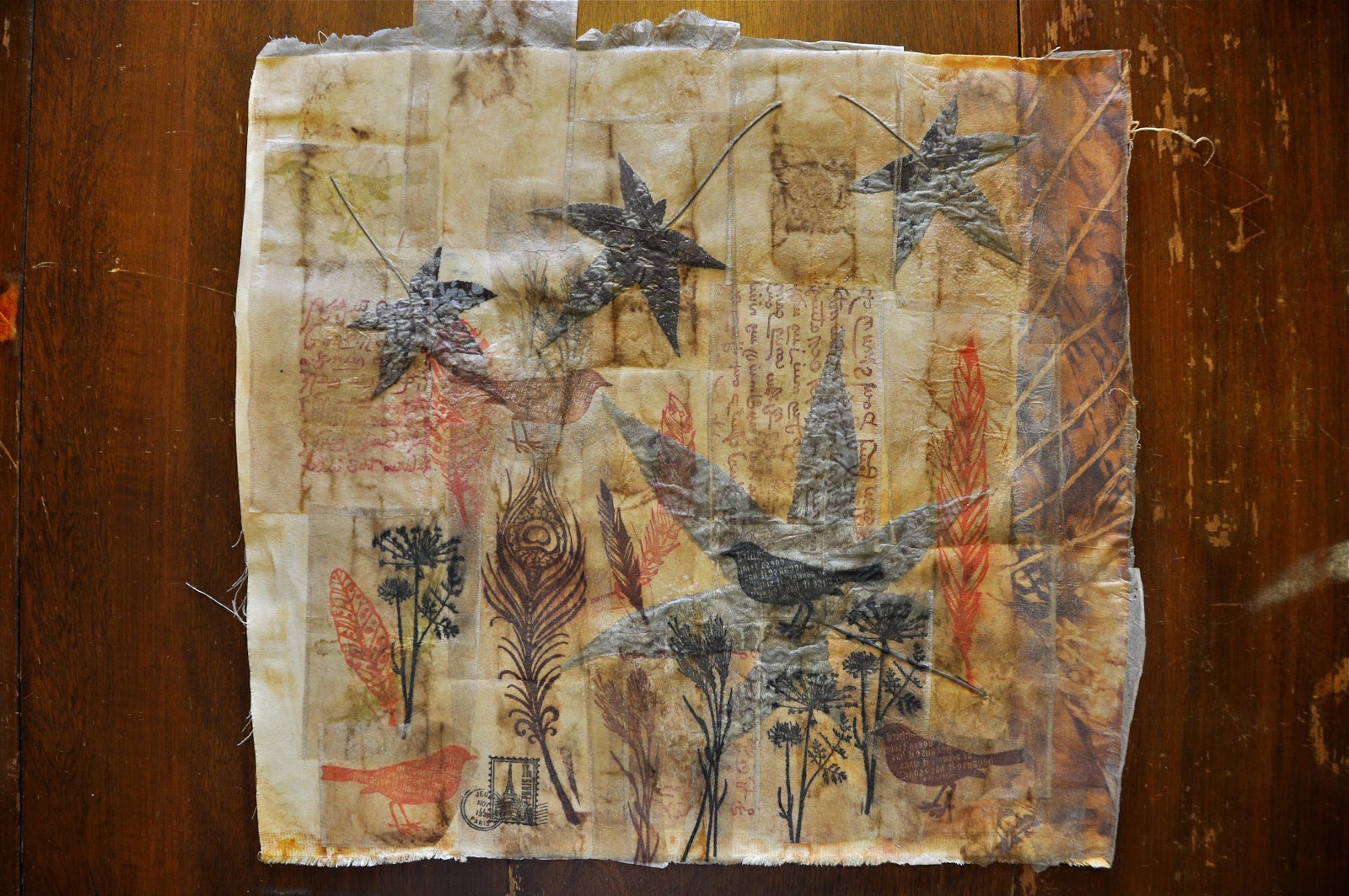 LuAnn Kessi Tea Bag Quilt.....Class Sample