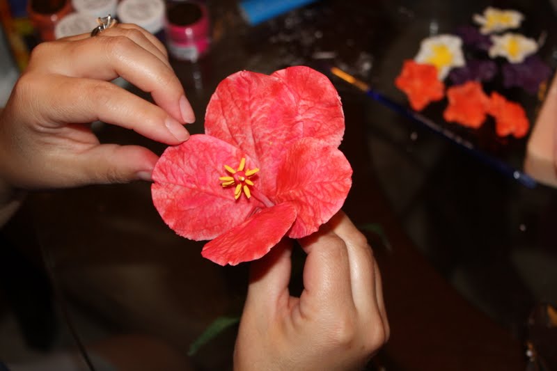 Sweet Eats Cakes Hibiscus Flower Tutorial