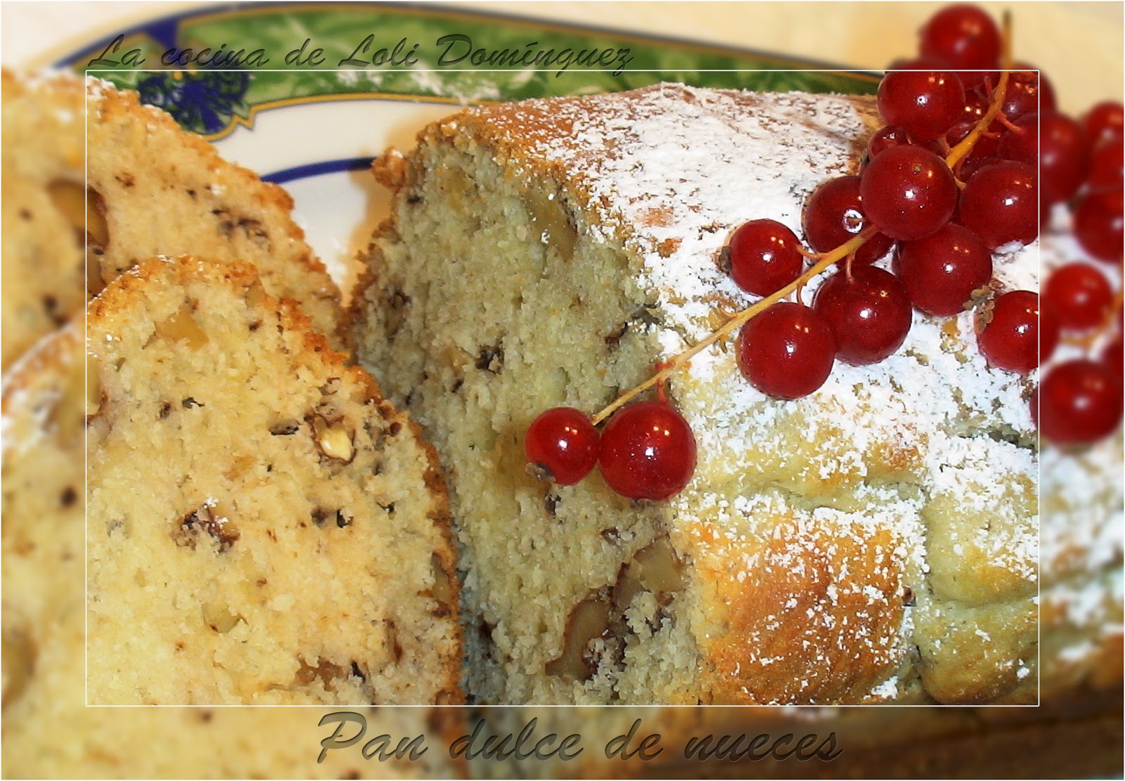 Pan Dulce De Nueces.
