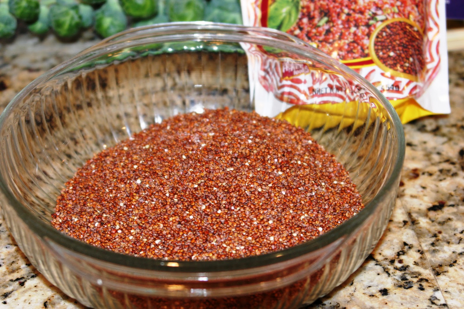 Menu Musings of a Modern American Mom Red Quinoa with Pine Nuts