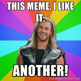 My Handmade Hell Thor Meme Painting