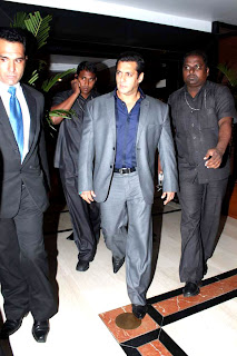 Salman Khan along with Nargis snapped at 8th Indo-American Corporate Excellence Award event