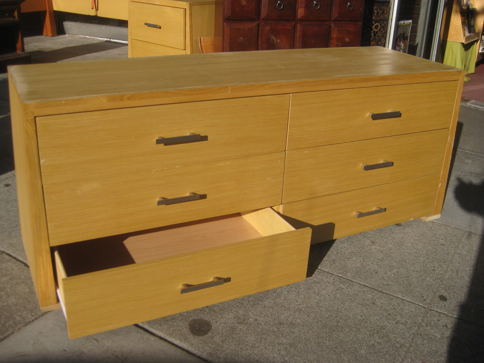 UHURU FURNITURE & COLLECTIBLES SOLD Pier 1 Dresser and Night Stand