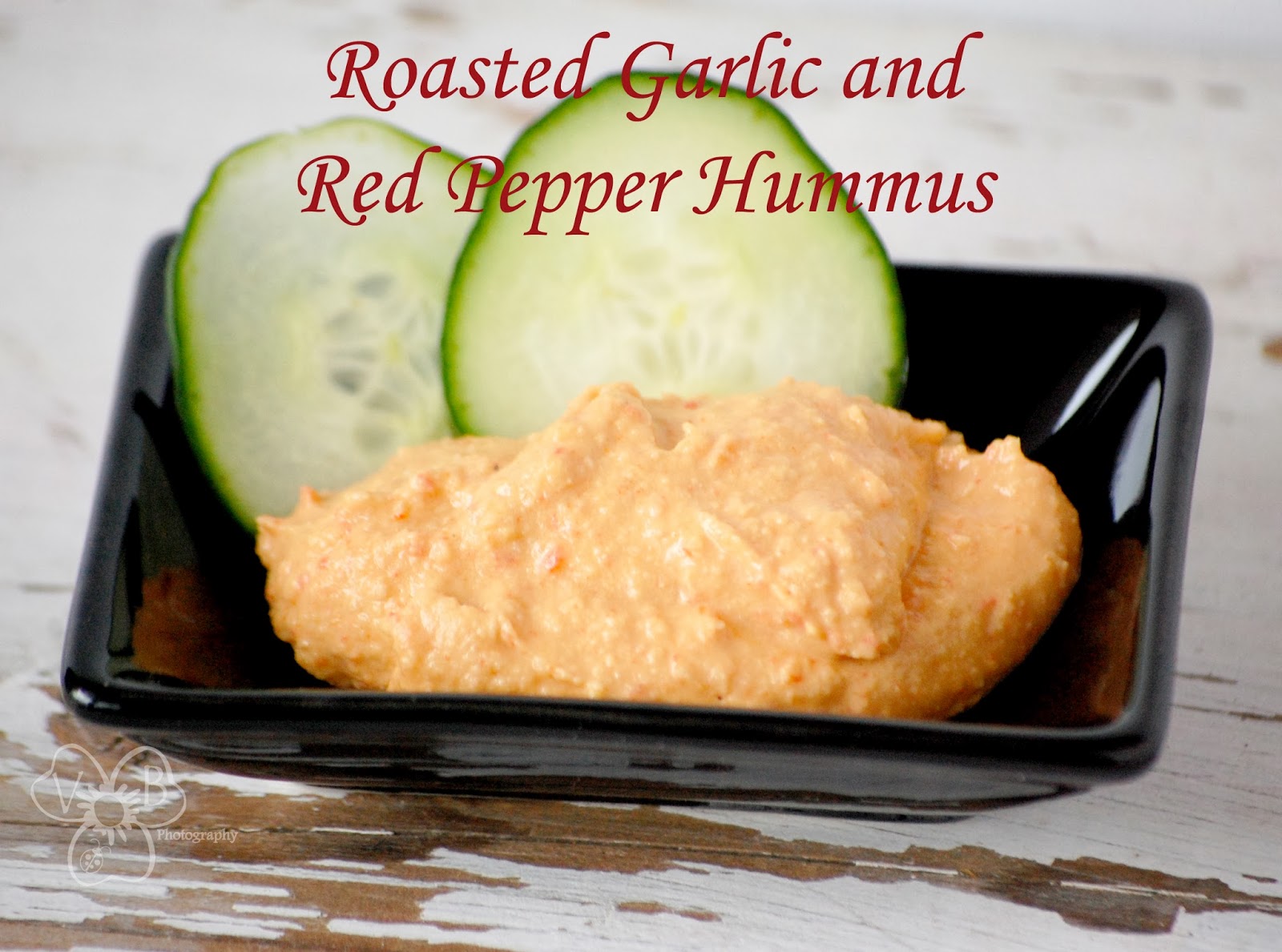 Violet's Buds Roasted Garlic Roasted Red Pepper Hummus