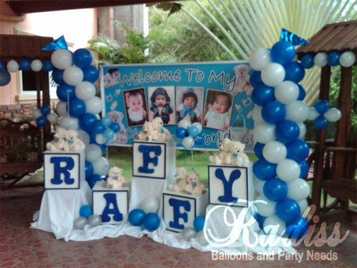 radiss balloons and party needs welcome to my christian baby boy congratulation