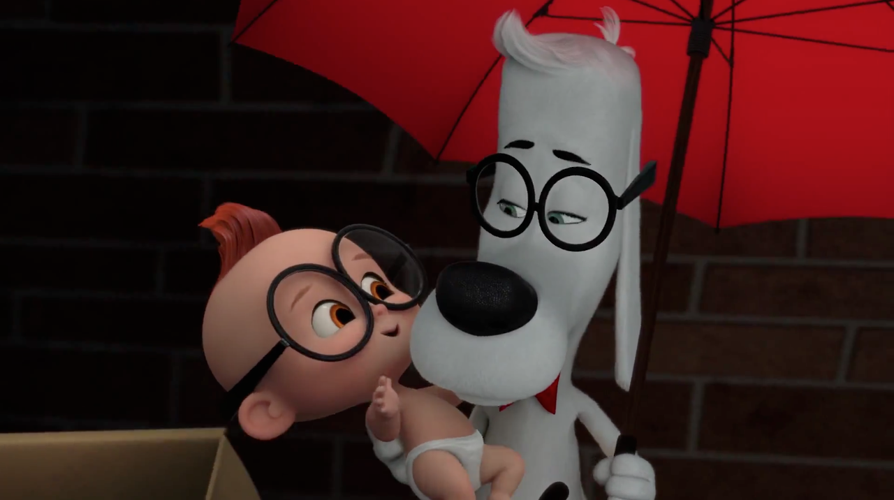 We're introduced to the movie by Mr. Peabody (a talking dog and the sm...