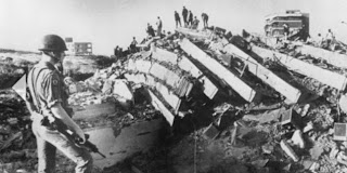 L'attentat du Drakkar à Beyrouth le 23 octobre 1983 : 58 parachutistes français tués.
