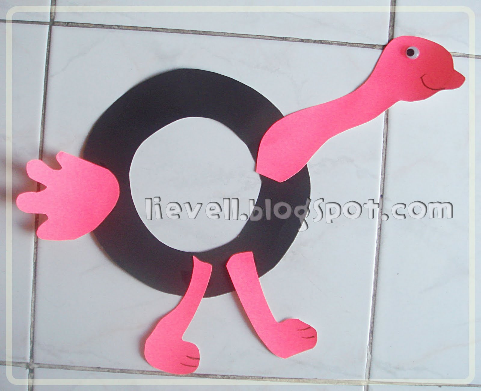 Simply-hood: Craft : Letter O - Ostrich