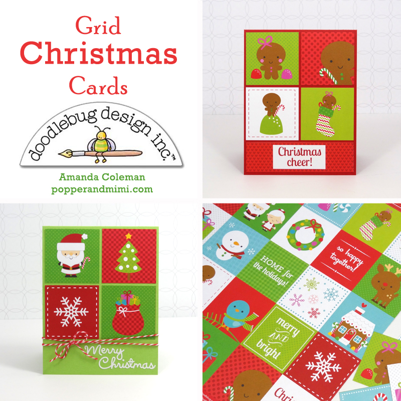 Doodlebug Design Inc Blog Super Quick Grid Christmas Cards