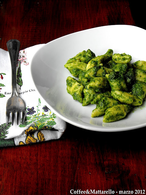 gnocchi di ricotta al pesto d'ortica