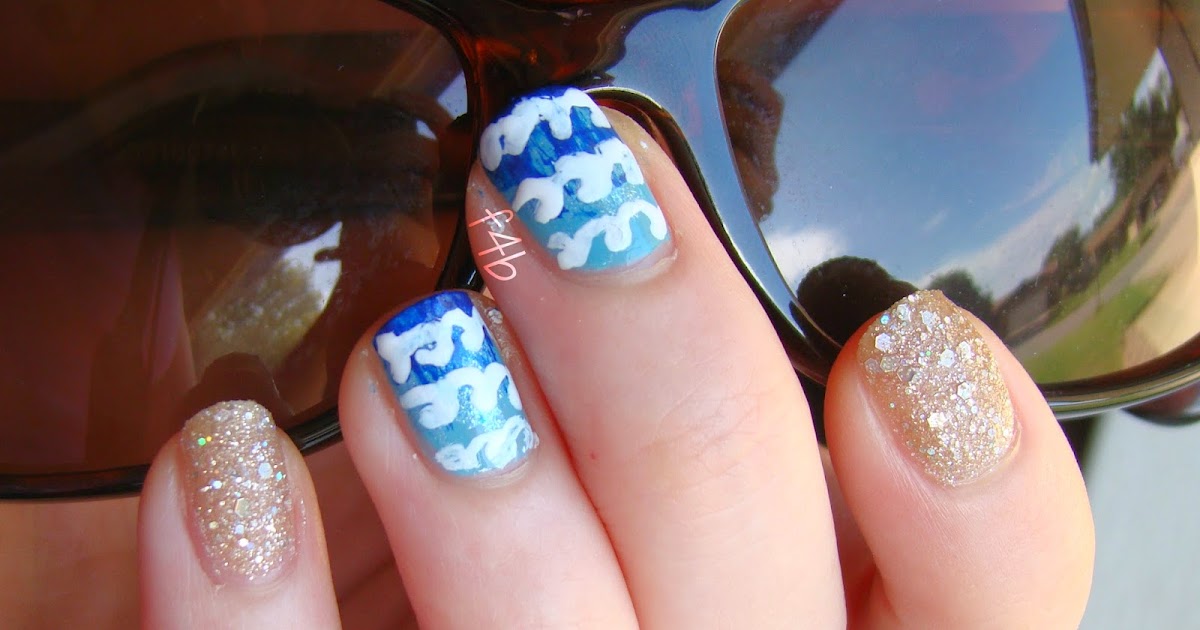 4. Beachy Nail Art for a Tropical Vibe - wide 5
