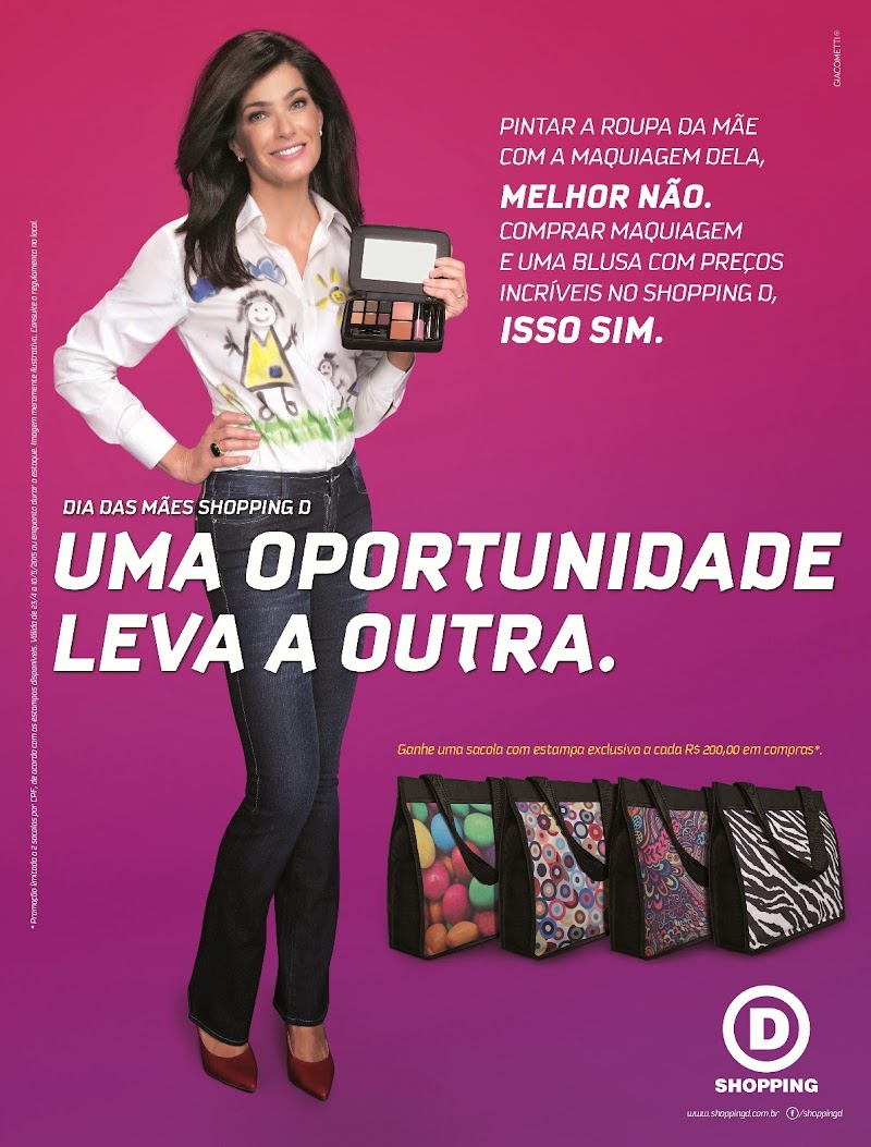 Shopping D assume novo posicionamento em campanha para o dia das mães Shopping D assume novo posicionamento em campanha para o dia das mães