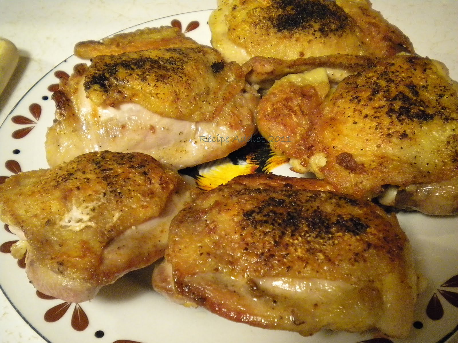 RecipeAddict Braised Chicken Thighs Death Row Meal