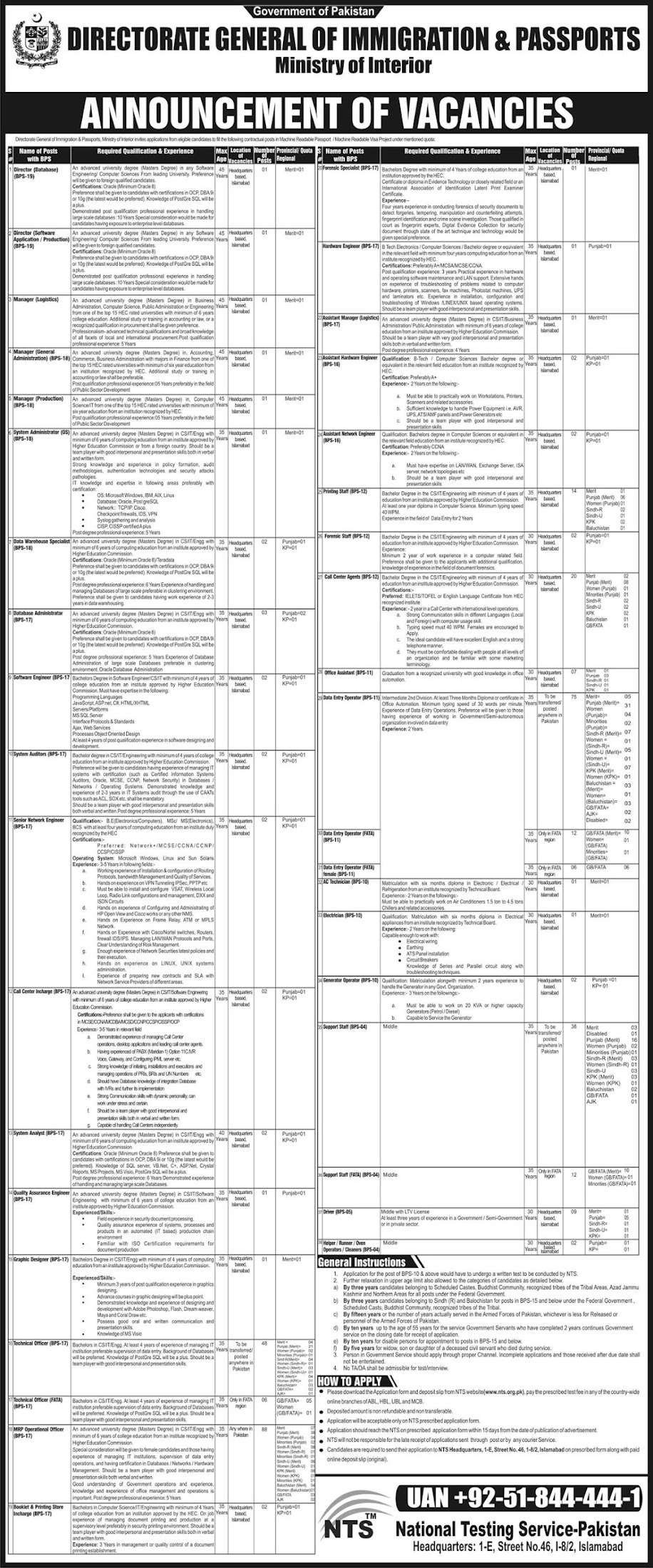 Directorate General Of Immigration Passports Federal