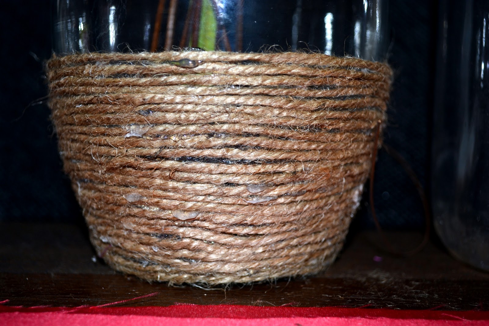 ♥ a country nest DIY twine vases