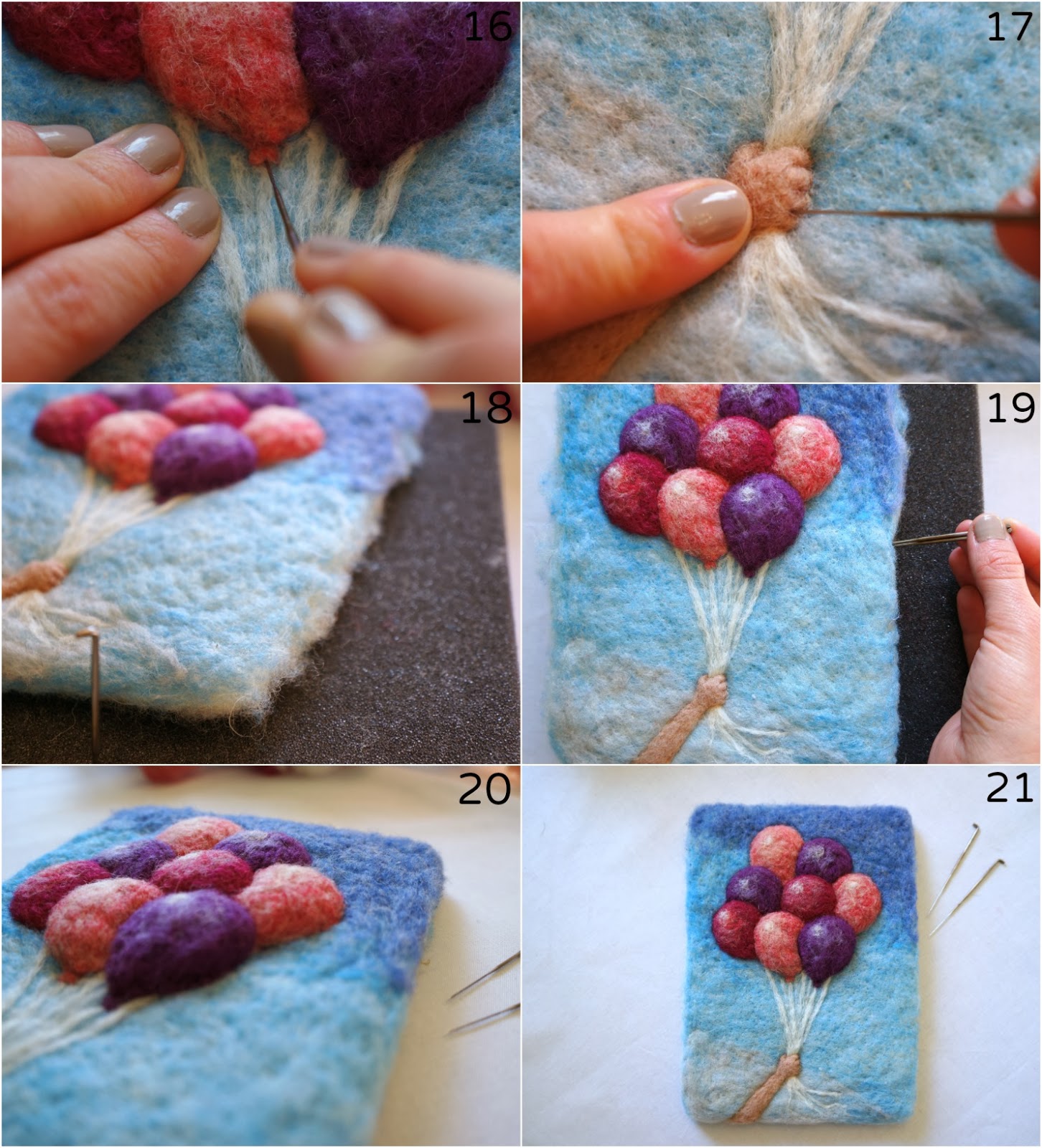 Good Natured The Making of a Felt Painting