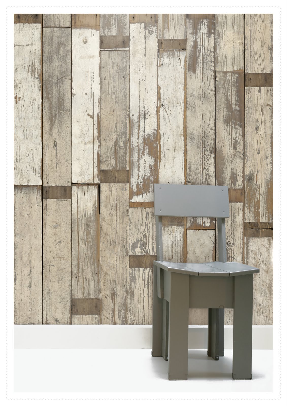 Scrapwood wallpaper by Piet Hein Eek - typicaldaytoday